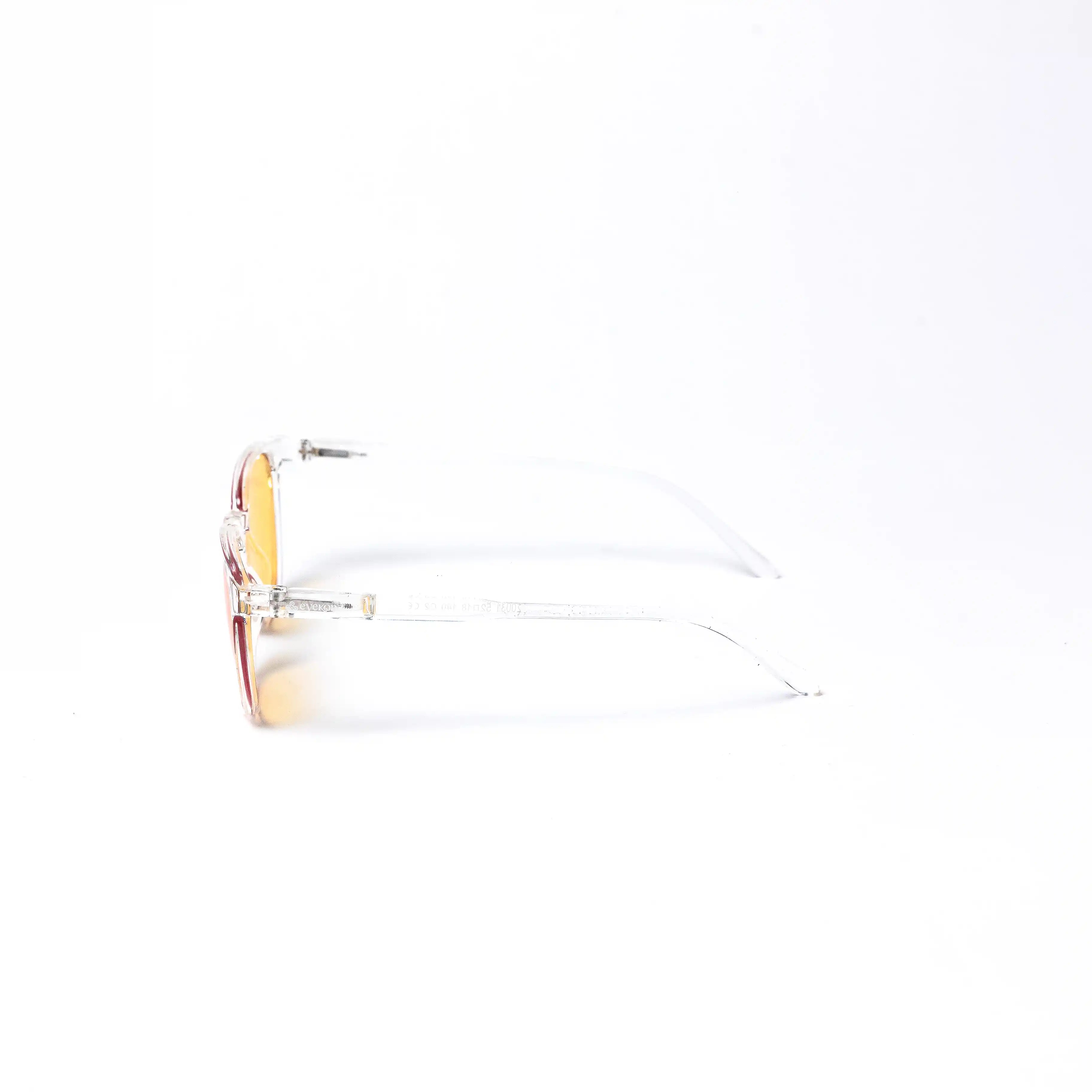 EK91: Transparent Frame – Yellow Lens