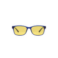 EK6 Round Black Frame – photochromic blue light Yellow Lens