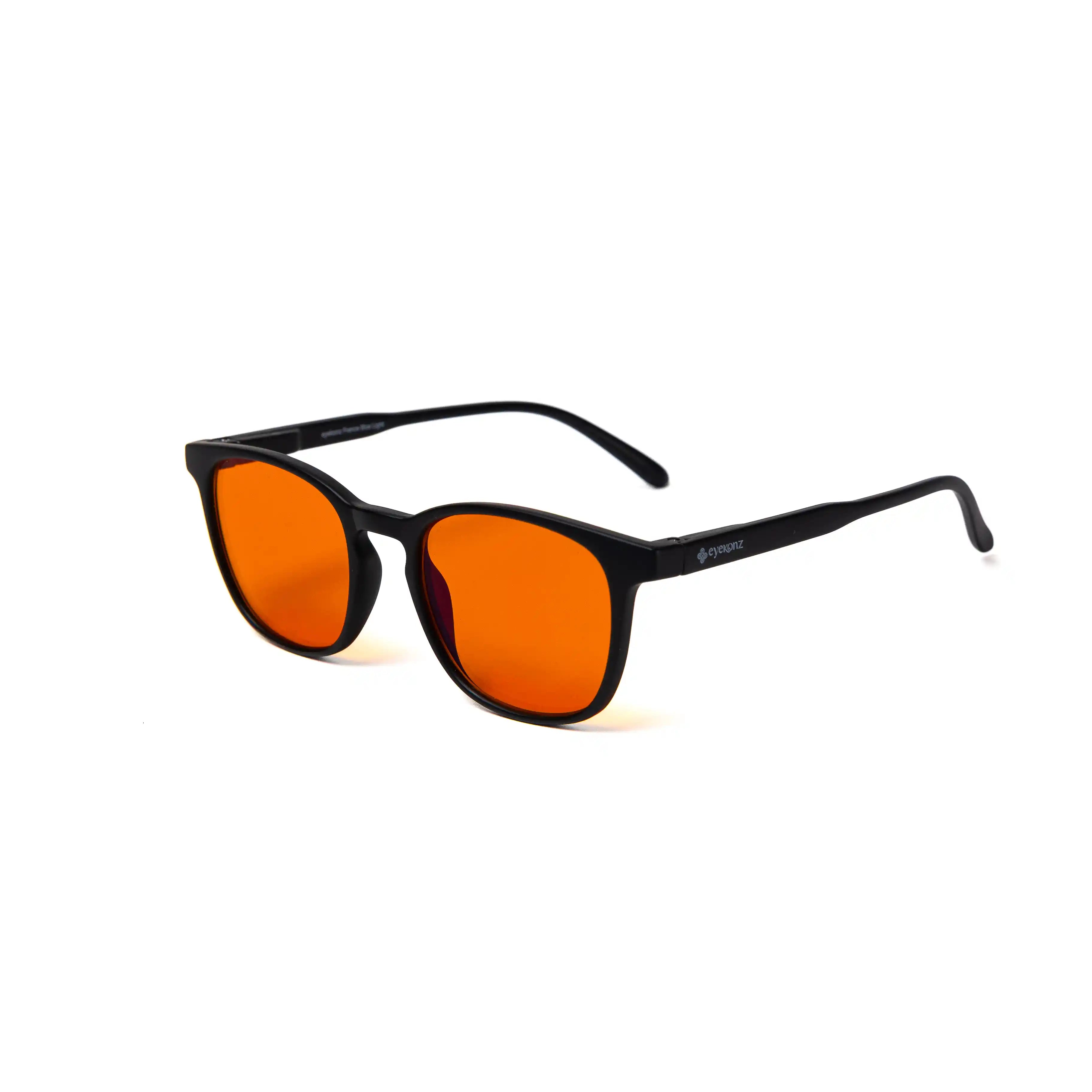 Ek1:  Black Frame – Orange Lens