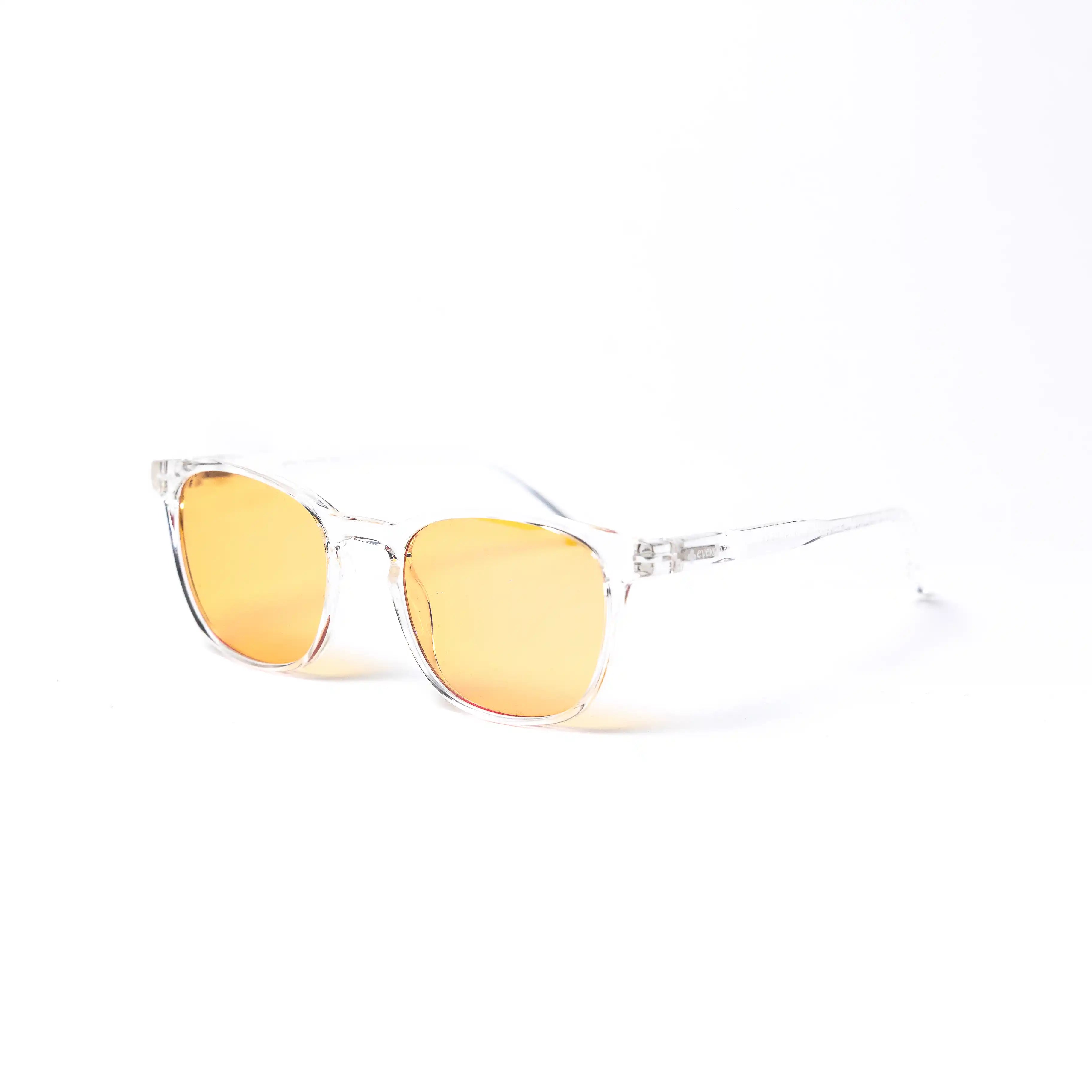 EK91: Transparent Frame – Yellow Lens