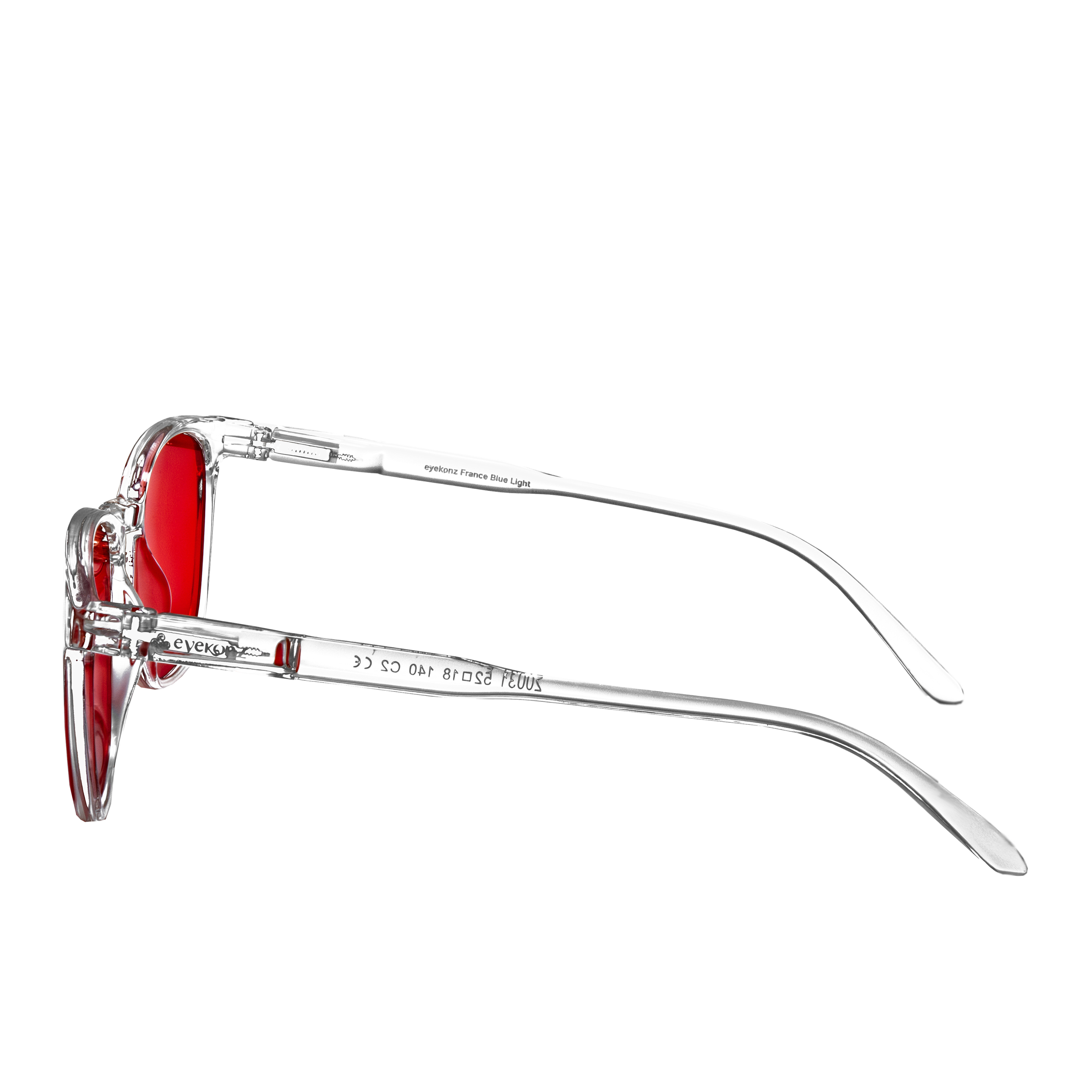 Ek73: Transparent Frame – Red Lens