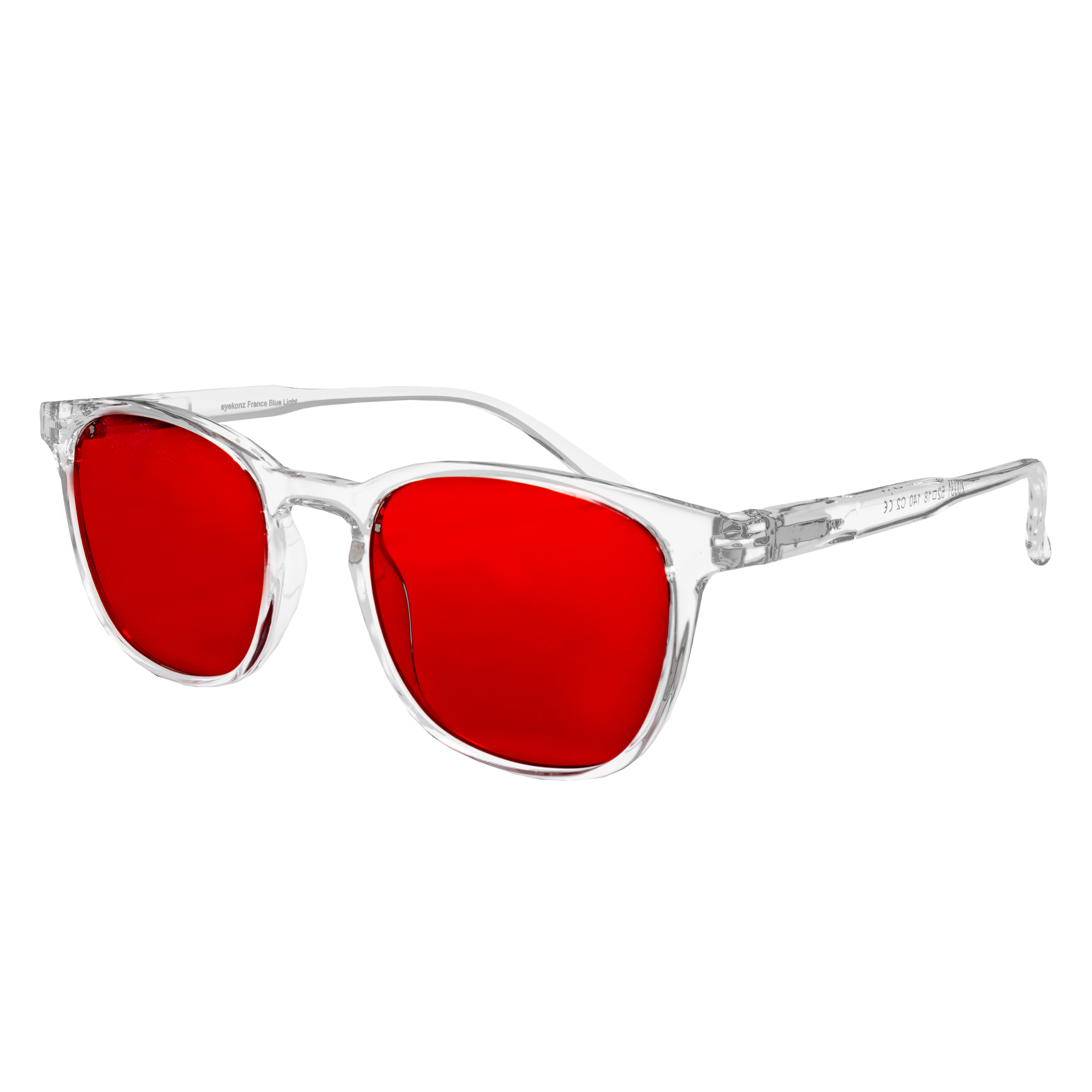 Ek73: Transparent Frame – Red Lens