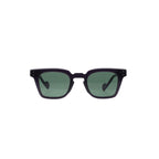 EK37 Polarized Metallic Grey Frame - Green Lens